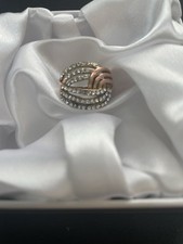 Copper And Rhinestone Ring