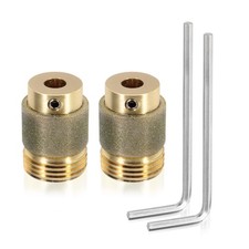1 Inch 2 Pcs Diamond Grinder Bit Head Tools, Gold Tone MCBL1