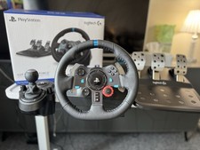 Logitech G29 Racing Wheel + Pedals + Shifter PS5 PS4 PC – Fully Working