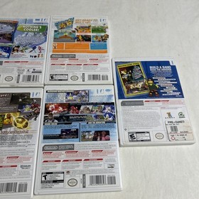 Nintendo Wii Game Lot: Mario Super Sluggers, Strikers, Sports Mix, Brawl Olympic