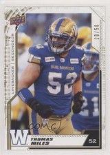 2020 Upper Deck CFL Gold 20/50 Thomas Miles #124 0nr3