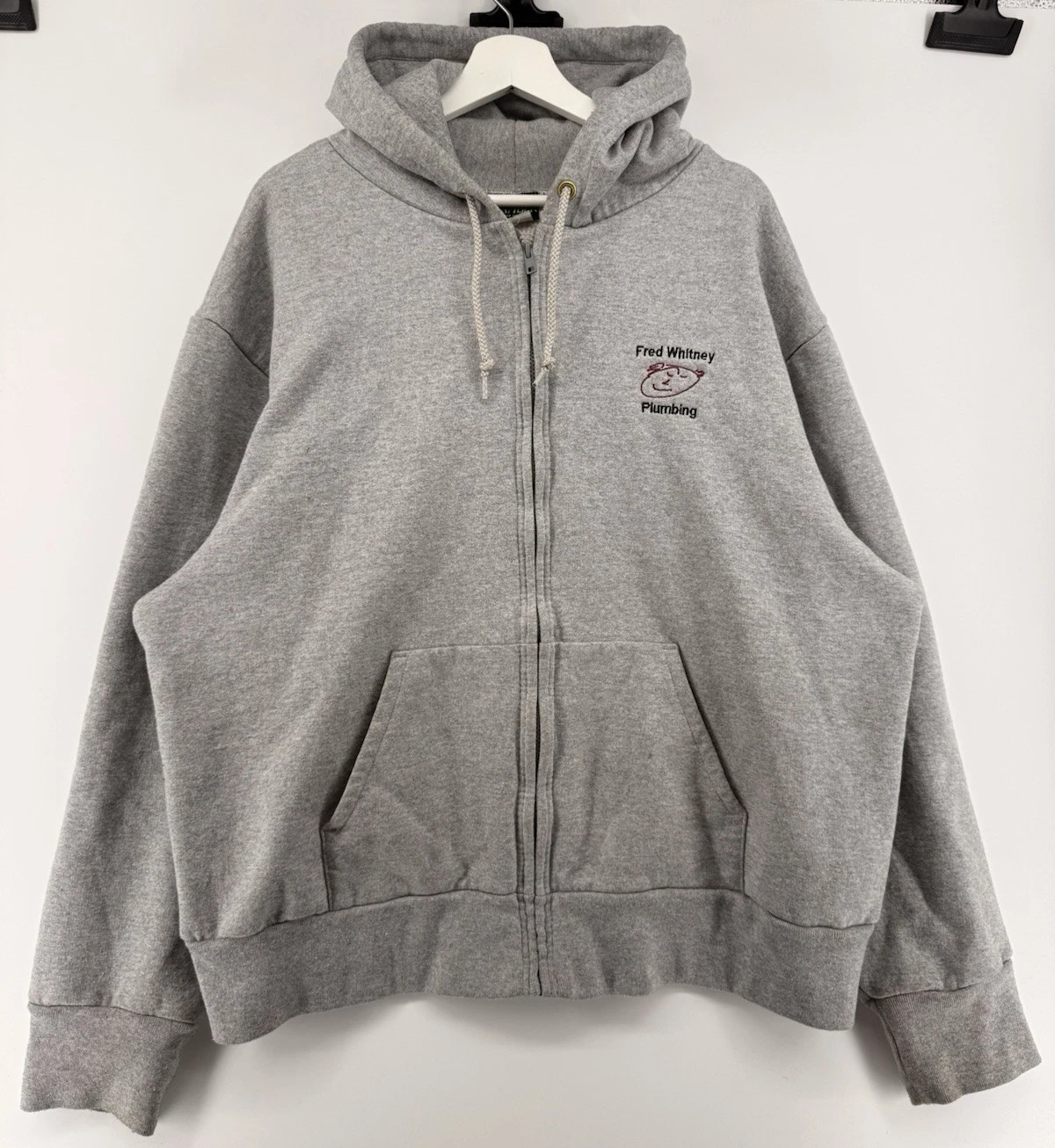 Camber Mens Thermal Lined Hoodie Zip Up Gray USA Made Workwear 2XL
Opens in a new window or tab