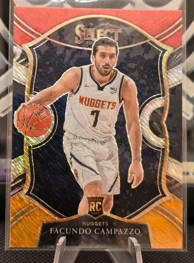 2020-21 Select - Concourse Facundo Campazzo #83 Red White Orange Shimmer (RC)