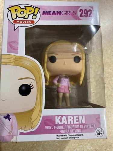 Funko POP! Movies Mean Girls Karen Smith #292 Vinyl Figure NIB