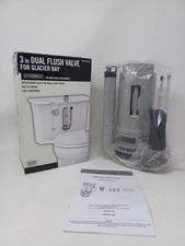 1 Everbilt Dual Flush Valve Set Plastic Gray 3" Toilets 1005 129 161 UU6