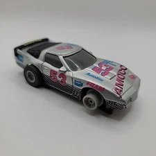 Marchon Corvette #53 Amoco Silver HO Scale Slot Car