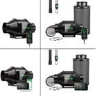VIVOSUN AeroZesh G4/G6/G8 Inline Duct Fan Smart Ventilation System For Grow Tent