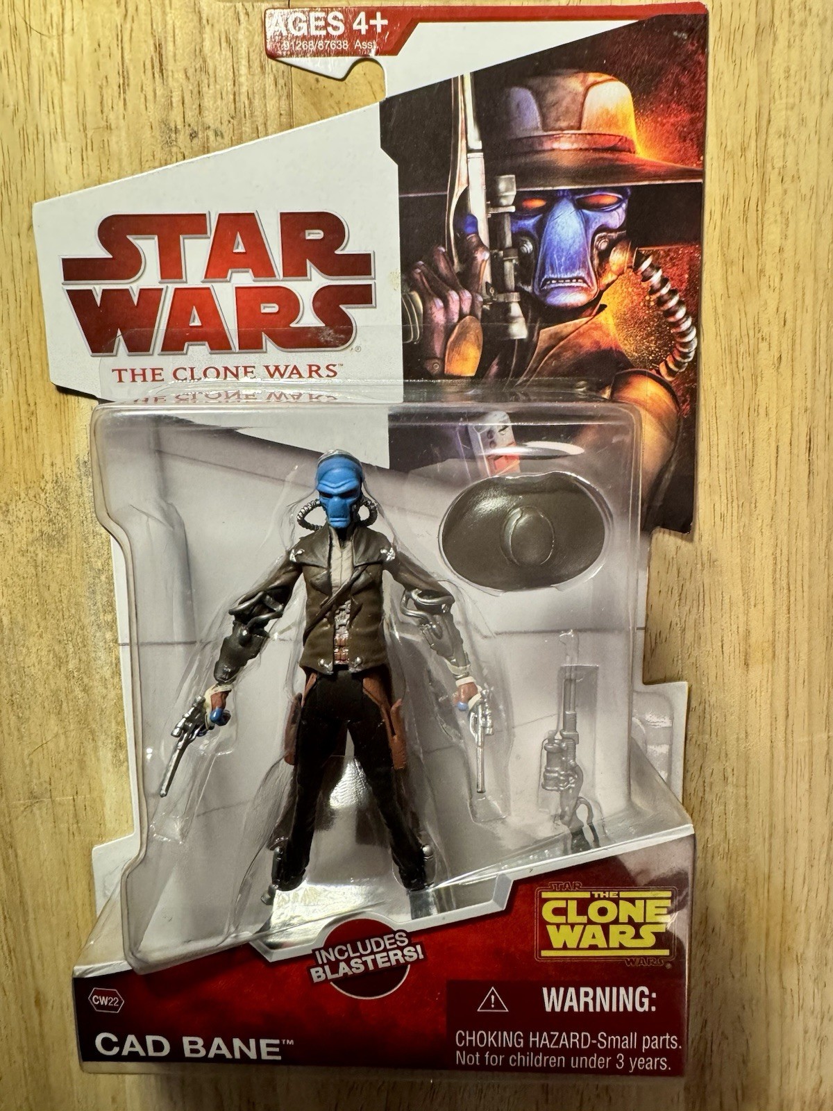 Figurine Star Wars Cad Bane jouet articulé Clone Wars avec blasters pour collectionneur