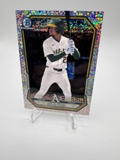 2026 Bowman Chrome Leo De Vries Speckle Refractor /299 Athletics Top Prospect