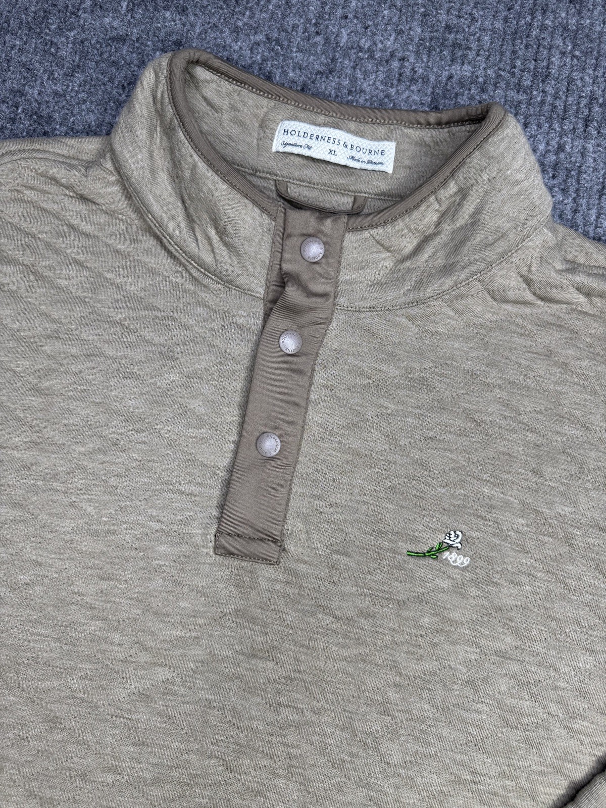 Holderness and Bourne Pullover Sullivan Quilted M… - image 2