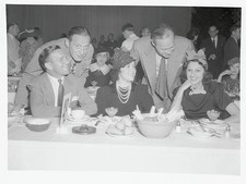 George Burns Benny Fields Gracie Allen Jack Benny Mary Livingston - Old Photo