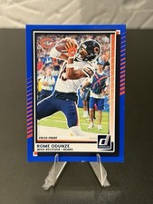 2025 Panini Donruss - Rome Odunze #222 Press Proof Blue