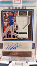 2022 Panini Three and Two - Prospect Jersey Black Auto Nick Pratto #PJA-NP 49/49