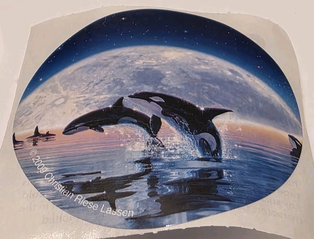 VTG 2009 Christen Riese Lassen  Smile Makers Stickers Lot of 5 2.5 x 2.5 Inches 