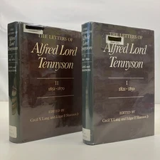 Letters of Alfred Lord Tennyson Vol 1 & 2 Cecil Lang EX-LIBRARY 1981 HCDJ Set