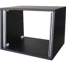 MUSIC STORE Studiorack 4HE, Birke MP Bausatz, Schwarzlack, Studio Rack