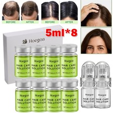 8Pcs/SET MICRONEEDLE Hair Regrowth System, Advanced Hair Treatment Ginseng Serum