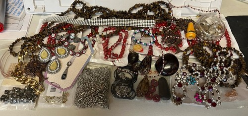 crafting lot beads + more 2 pounds 4 oz