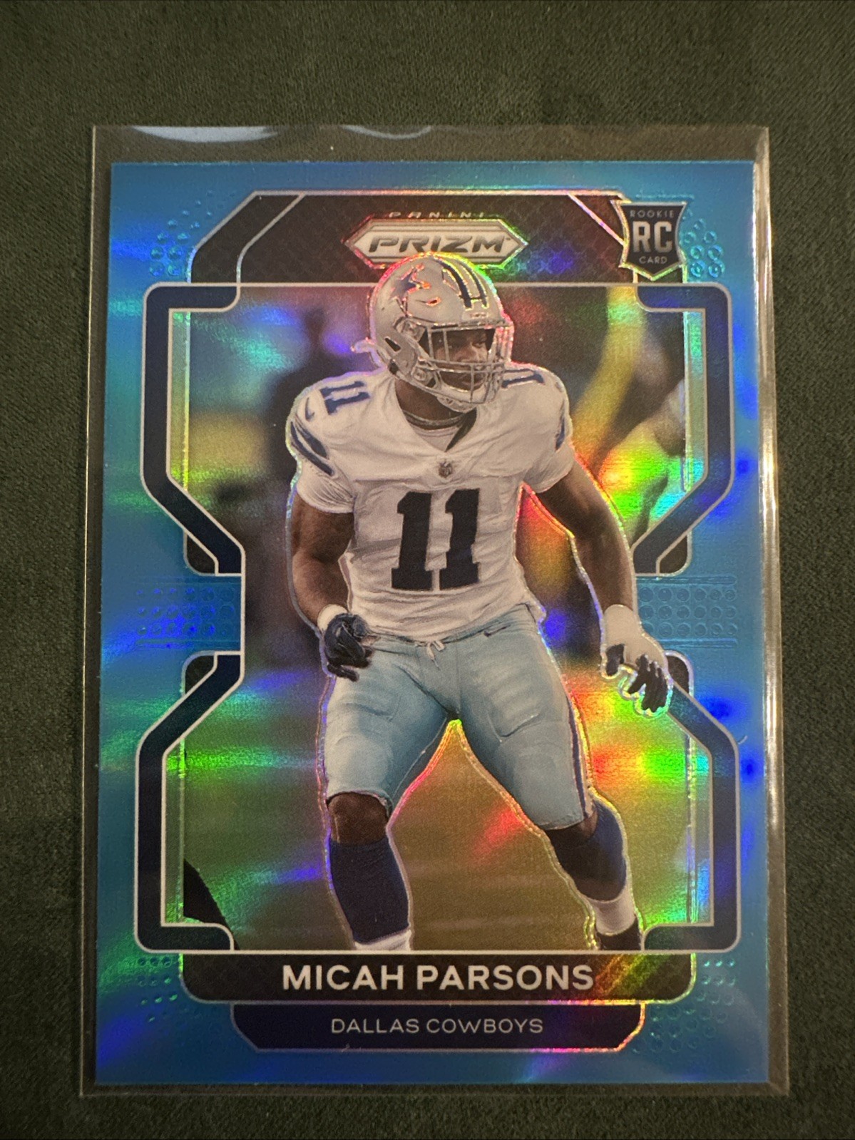 2021 Panini Prizm - Rookie Micah Parsons #382 Light Blue Prizm (RC)