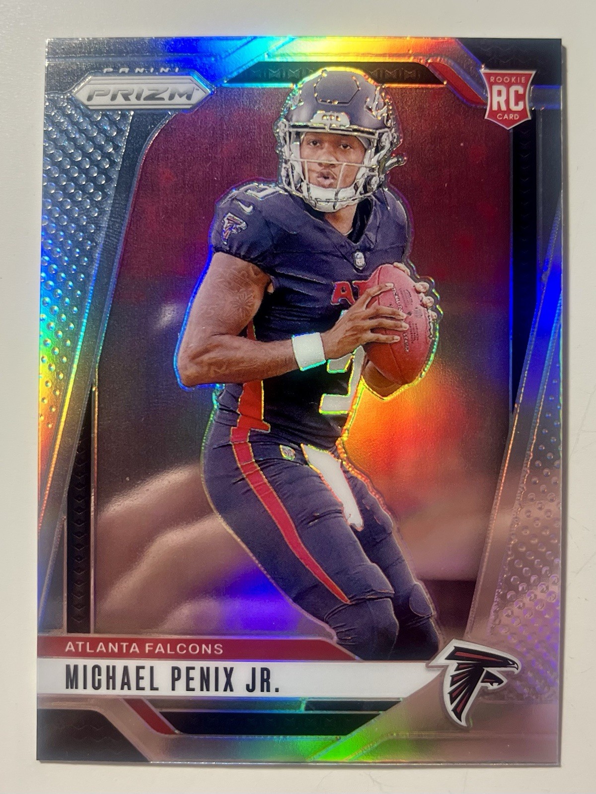 2024 Panini Prizm - Rookies Michael Penix Jr. #378 Silver Prizm (RC)