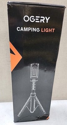 NEW Ogery Rechargeable 10000mAh Camping Light w/Stand 6.5Ft Max. Orange