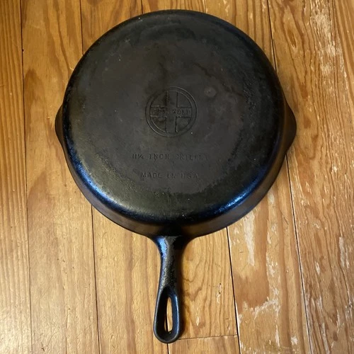 Vintage Original Antique Griswold Cast Iron Skillet 11 1/4 Inch