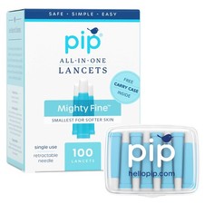 Pip Lancets for Diabetes Testing - 30G x 1.0mm 100 Count Pack of 1 
