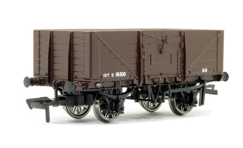 Rapido Trains UK 907007 SECR 1355 7 tablones vagón abierto - SR marrón (con marca BR | Zustand: New