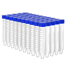 Centrifuge Tubes 15Ml, Conical Tubes Sterile 50 PCS, Polypropylene, Leak-Proof S