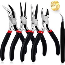 4Pcs Jewelry Pliers Set Jewelry Making Pliers Tools Kit Include Jewelry Makin...