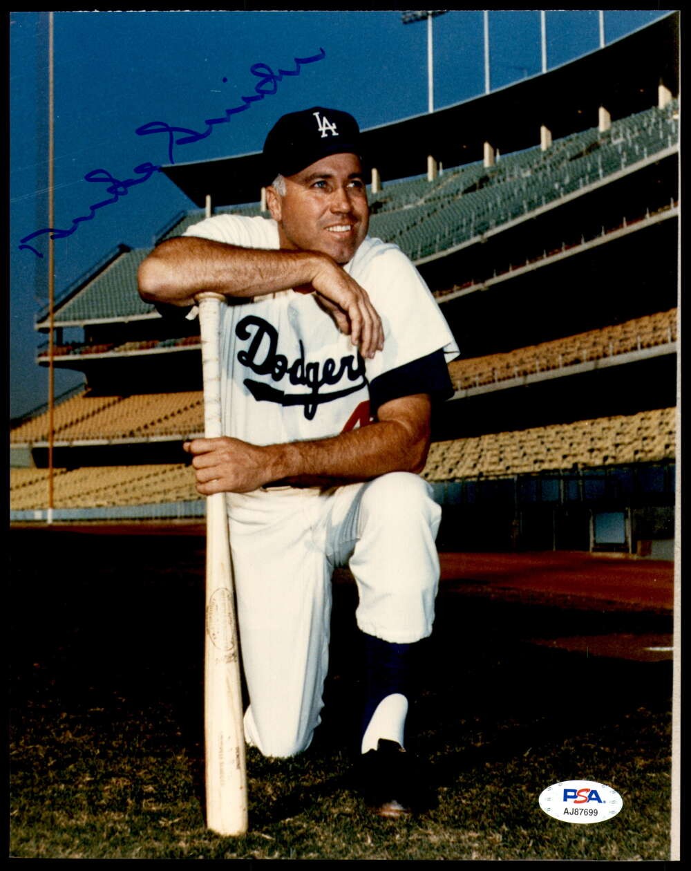Duke Snider Autographed Signed 8 x 10 Photo Auto PSA/DNA COA Brooklyn Dodgers HOF ID:357958 