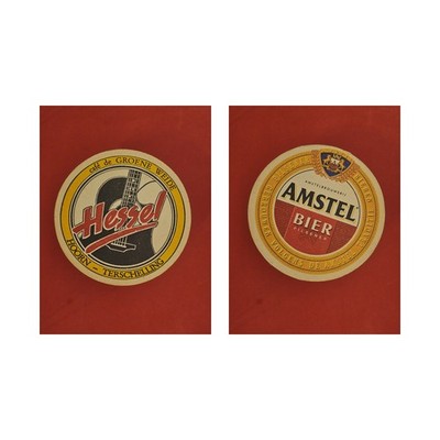 Amstel Hessel Brauerei Bierdeckel Bier
