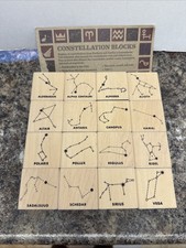 Uncle Goose Stars Constellation Wooden Blocks Set Of 16 Astronomy USA Made
