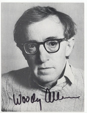 Woody Allen Signed Postcard / Autographed Actor