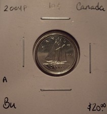 A Canada Elizabeth II 2004P Ten Cents - BU