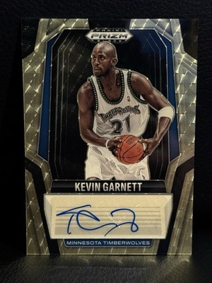 Prizm KEVIN GARNETT AUTO SSP 直筆サインカード 貴重 Prizm KEVIN GARNETT AUTO SSP 直筆サインカード 貴重 Prizm KEVIN