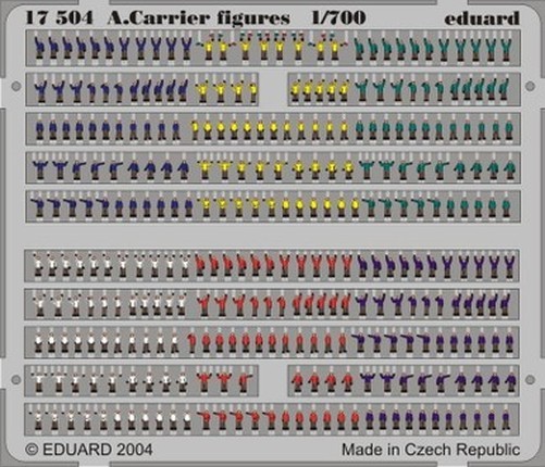 Eduard 17504 1/700 Aircraft Carrier Figures (Pre-Painted)