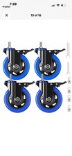 Stem Caster Wheels 4  , Heavy Duty NEW 1/2-13x1