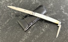 Antique Folding Knife Beautiful Mother Of Pearl Scale, 200+ Years Old, England
