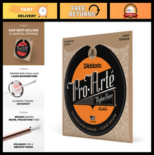 Light Tension Nylon Classical Guitar Strings Set - 6-String, Pro Art , EJ43