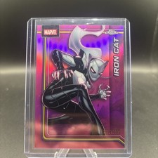 IRON CAT 2026 TOPPS CHROME MARVEL COMICS PINK REFRACTOR /250 #127 Q7278