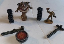 Vintage DOOM Reaper Minatures Assorted Figures Pain Elemental,Imp,Columns