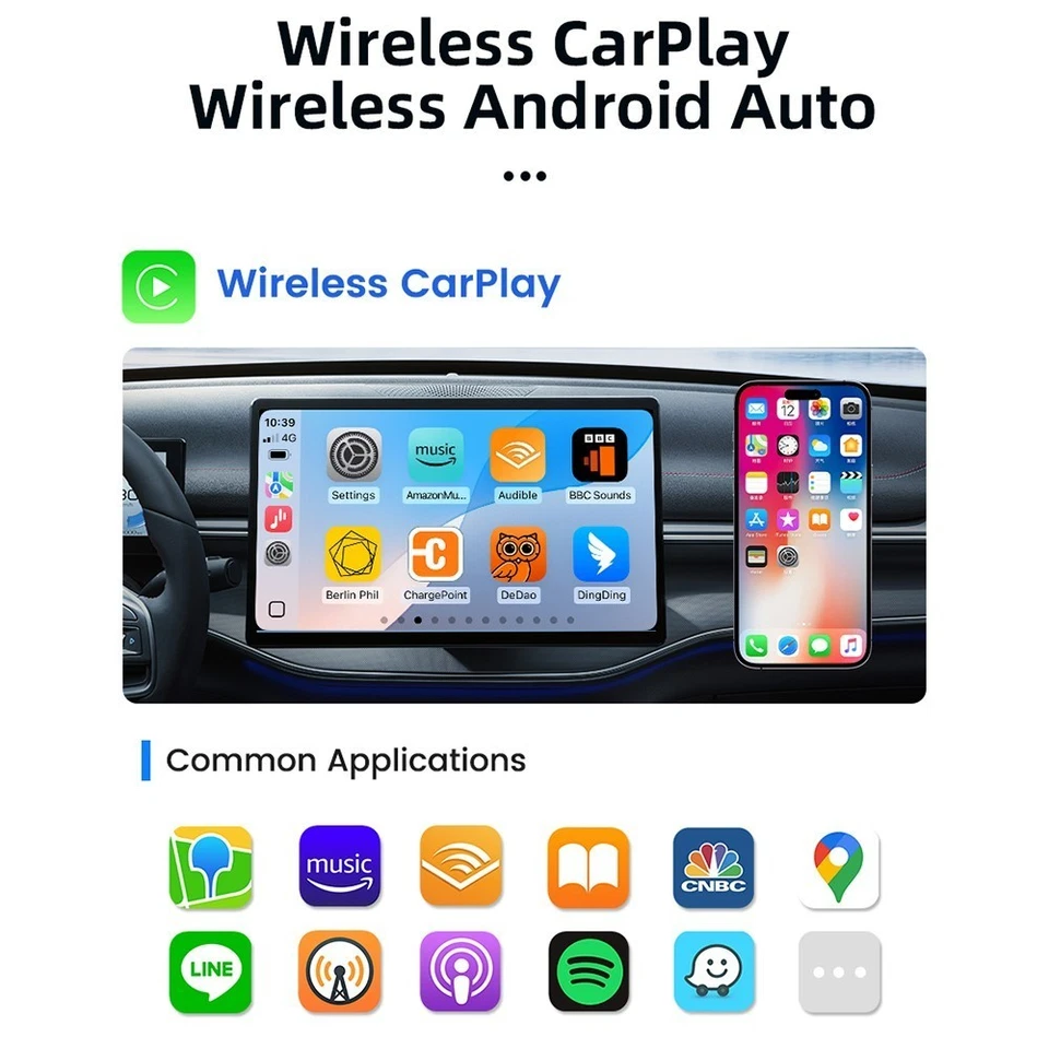 CarlinKit Mini ULTRA 🛜Kabellos Kompakt Apple CarPlay & Android Auto Wireless - Bild 3 von 4