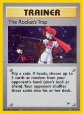 Pokemon The Rocket's Trap (19/134) Gym Heroes LP HOLO on eBay