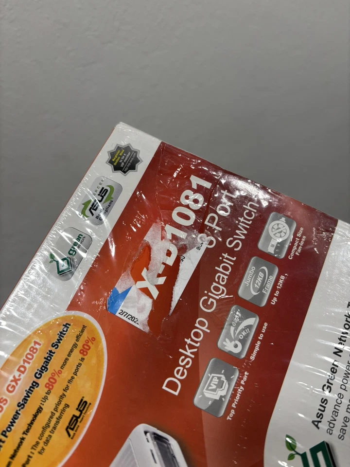 Asus 10/100/1000 Mbps Gigabit 8-Port Switch GX-D1081 - NEW - Image 3 of 4