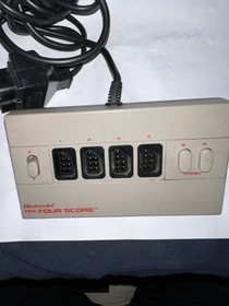 Nintendo NES Four Score 4 Player Controller Attachment Adapter Accessory. Tested