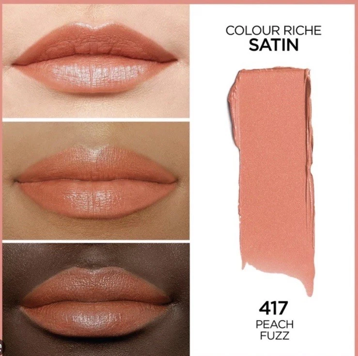 Lápiz labial L'Oreal Paris Colour Riche #417 Peach Fuzz. Nuevo Foto 4 de 4