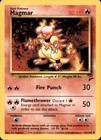 Pokemon Base Set 2 Magmar 51/130 UNCOMMON LP