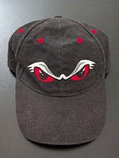 Portland Winterhawks Hat Promo Black Strapback Red Scary Eyes Hockey
