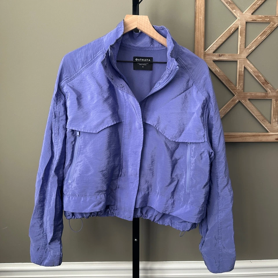 Chaqueta de lluvia Athleta Arrival mediana para mujer Foto 3 de 4